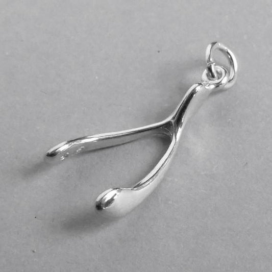 Sterling Silver Wishbone Charm