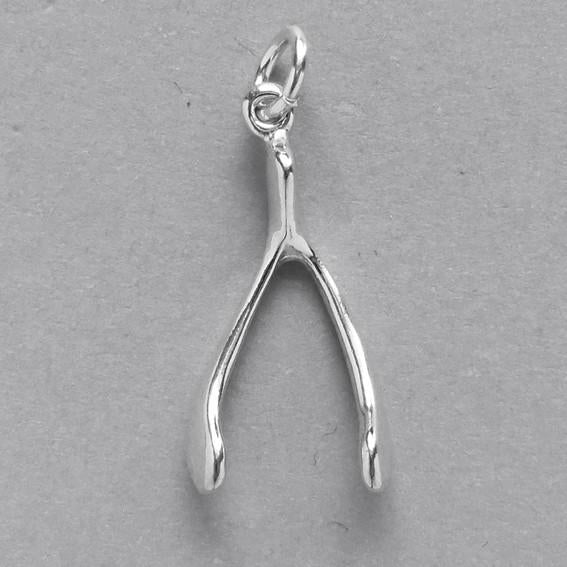 Sterling Silver Wishbone Charm