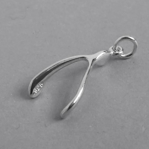 Sterling Silver Wishbone Charm