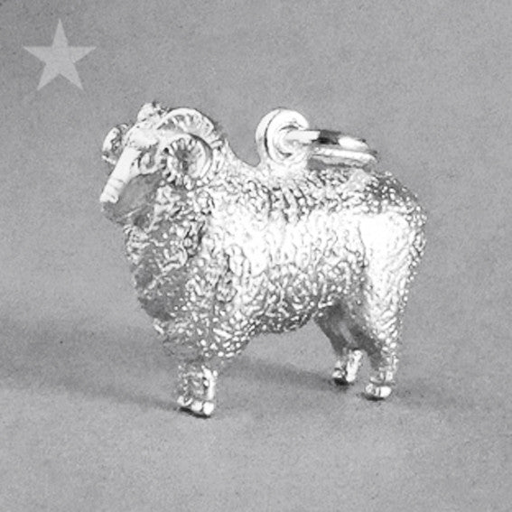 zodiac aries the ram charm