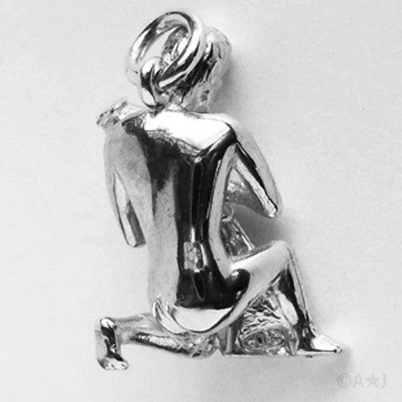 zodiac aquarius the water bearer charm