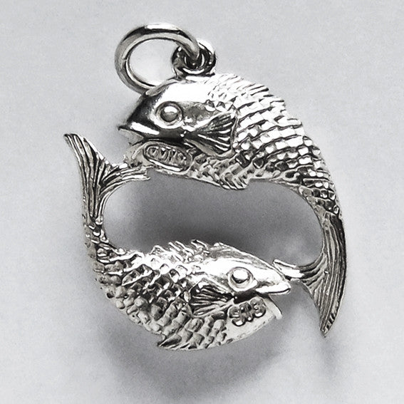 zodiac pisces the fish charm