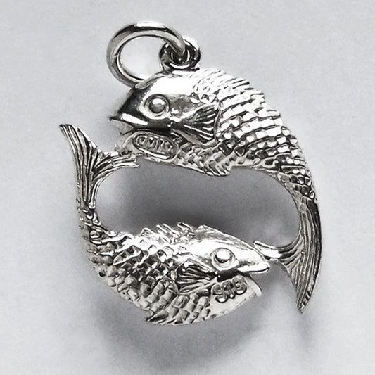 zodiac pisces the fish charm