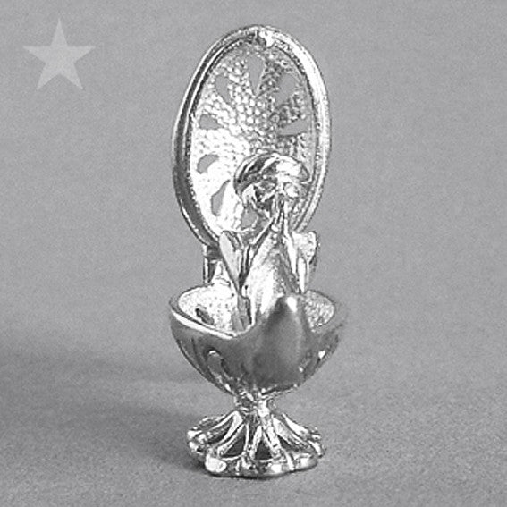 Aladdin Lantern Charm in Sterling Silver or Gold