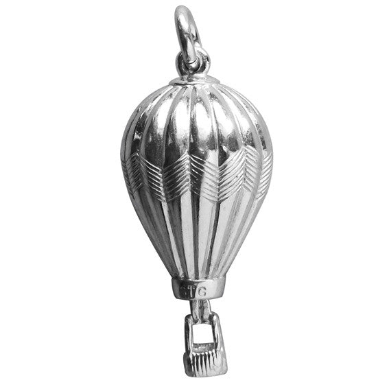 Hot Air Balloon Charm  Sterling 925 Silver or Gold – Charmarama