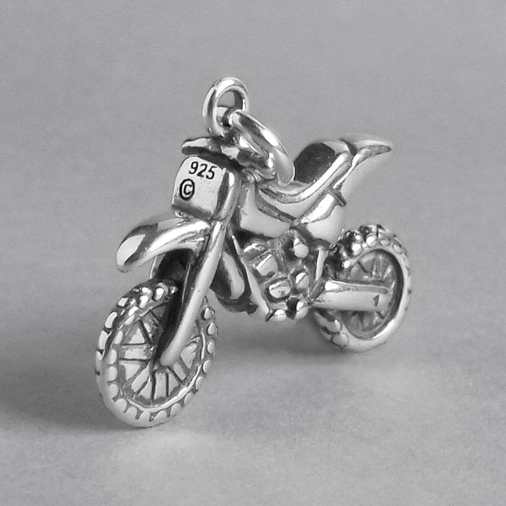 motocross bike charm