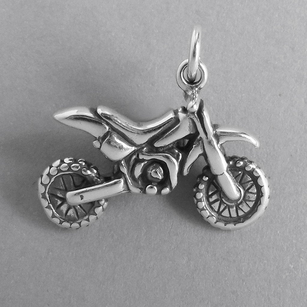 motocross bike charm