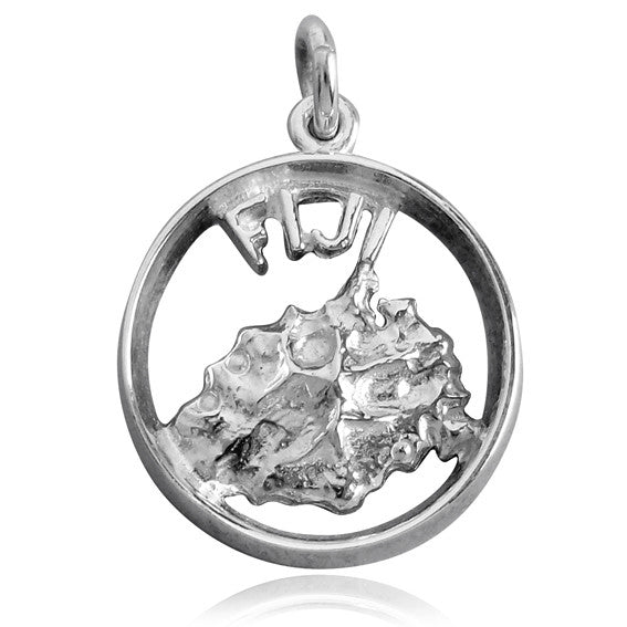 fiji map charm — made to order