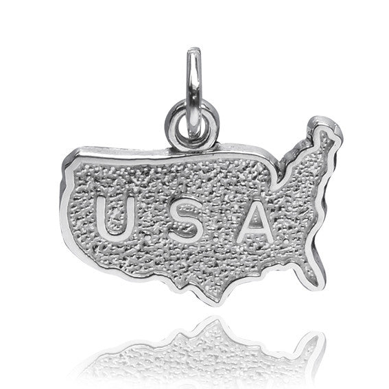 USA Map Charm