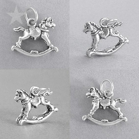 rocking horse charm