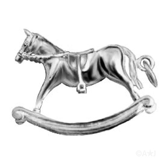 rocking horse charm