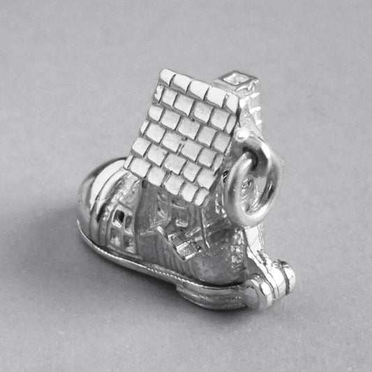 Woman Who Lived in a Shoe Pendant