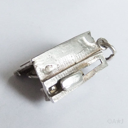 Vintage moving mechanical car fuel petrol filling station charm