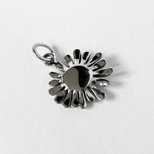 sterling silver daisy charm