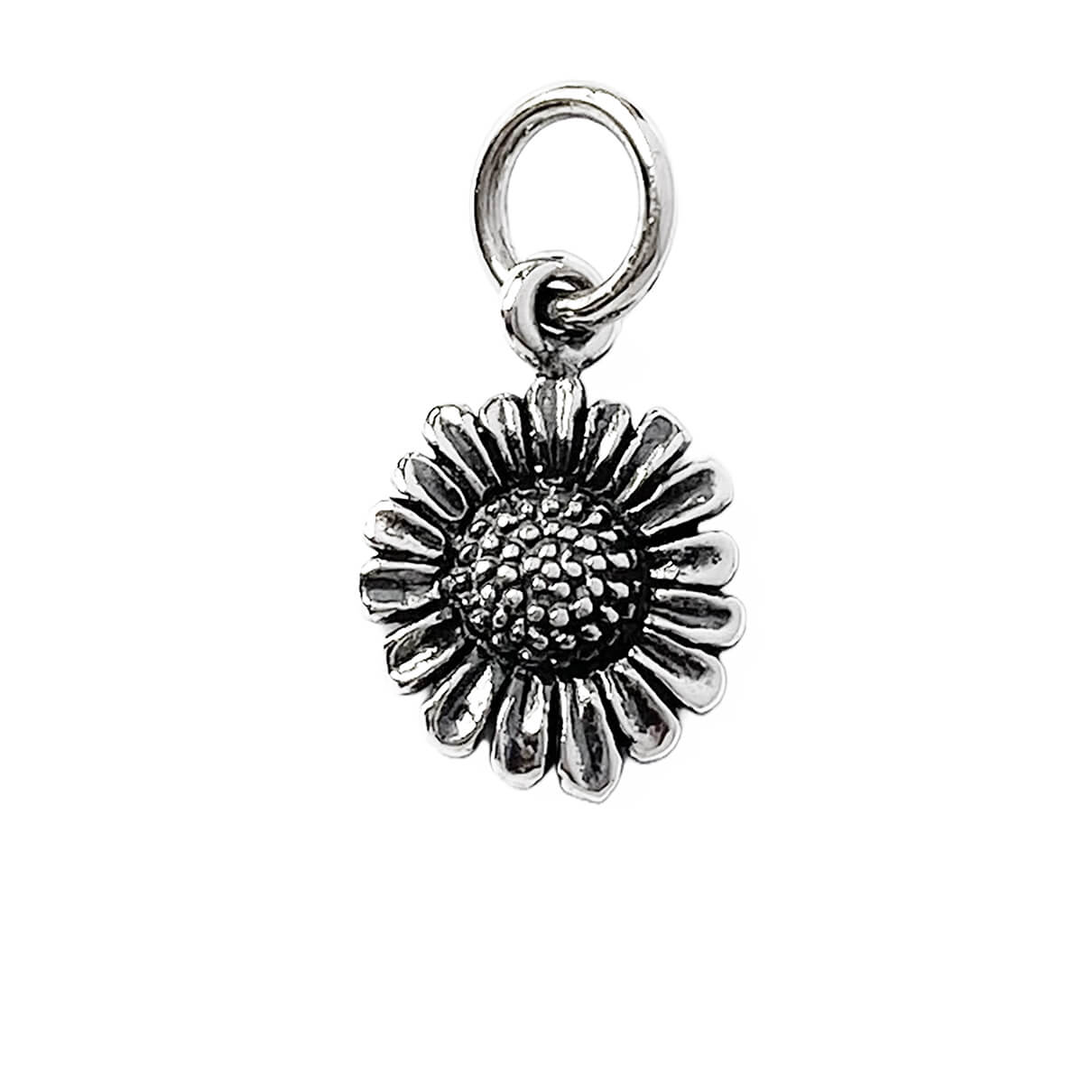 sterling silver mini daisy charm