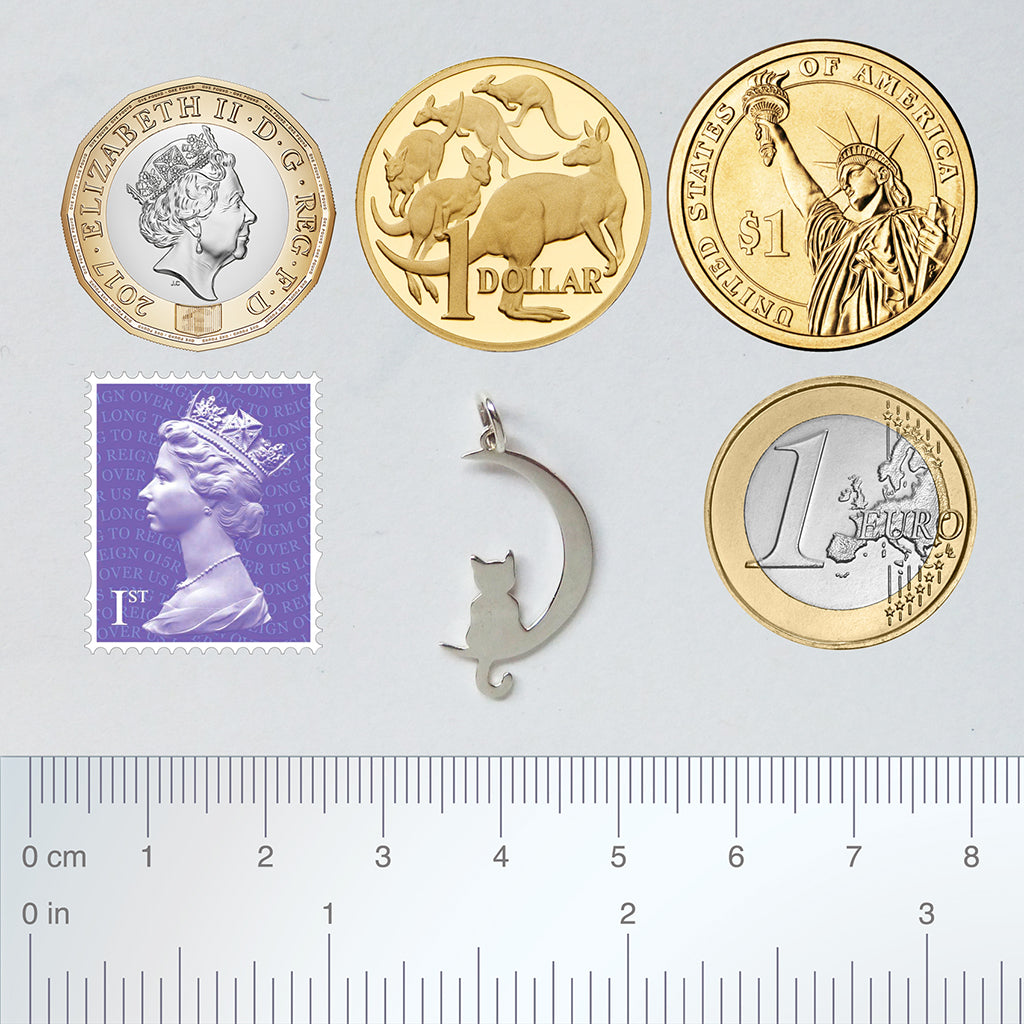 Charmarama silver cat charms