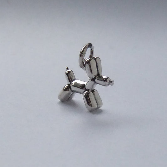 sterling silver balloon dog charm