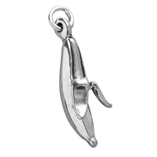 Sterling silver banana charm