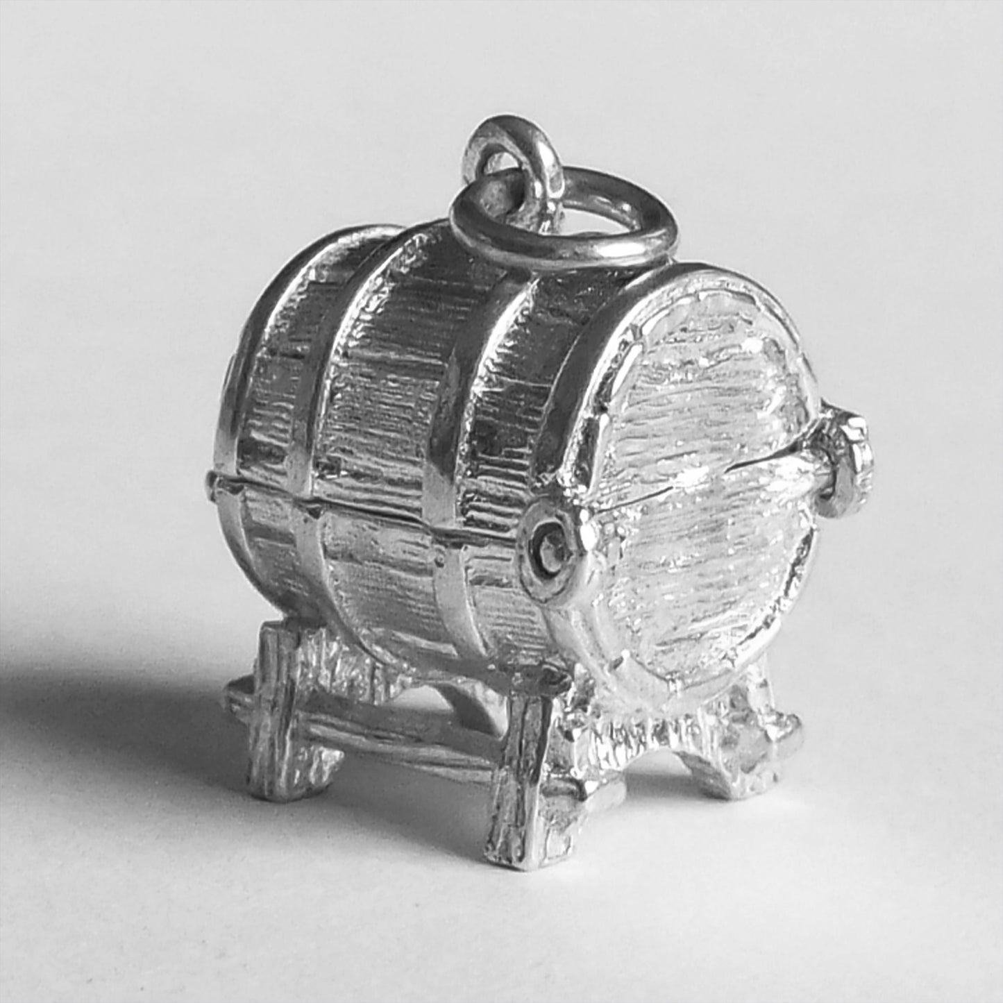 Beer Keg Charm Sterling Silver 9ct 14ct 18ct Gold