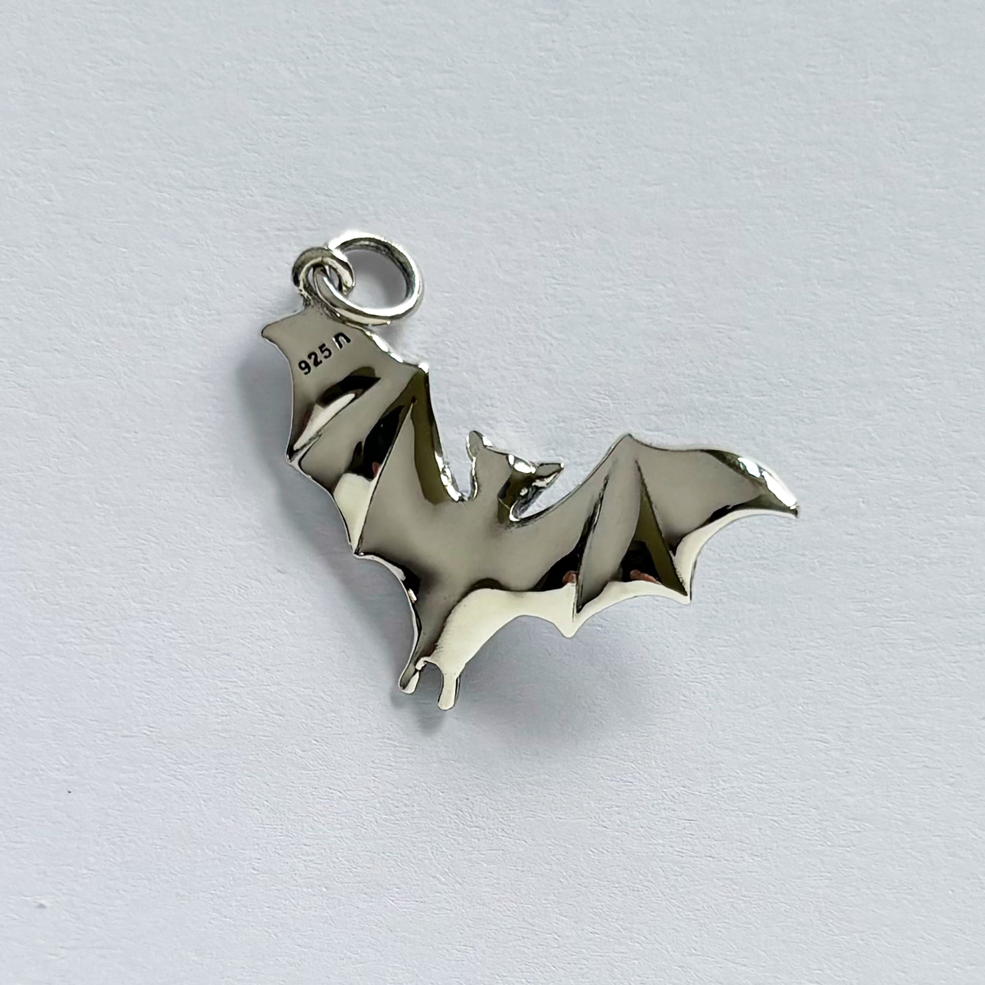 Halloween sterling silver bat charm