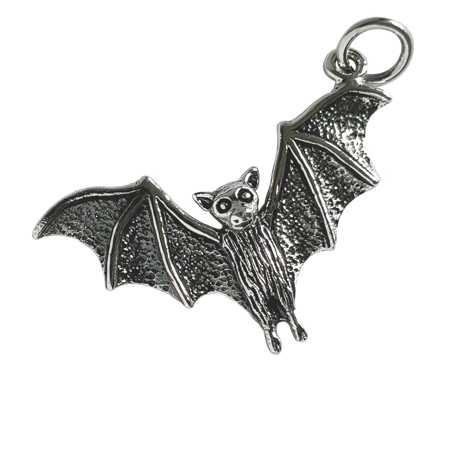 Sterling silver flying bat charm from Charmarama