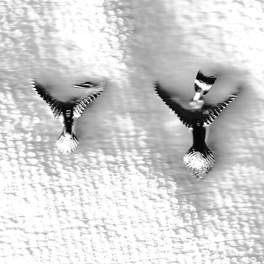 Ten Sterling Silver Dove Pendants – Large