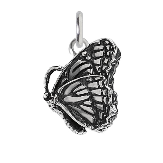NUJIFFY 925 Sterling Silver Charms Beads for Bracelets & Necklaces,  Butterfly Bee Birds Pendants, Insect Spring Summer Retro Vitality Charm for