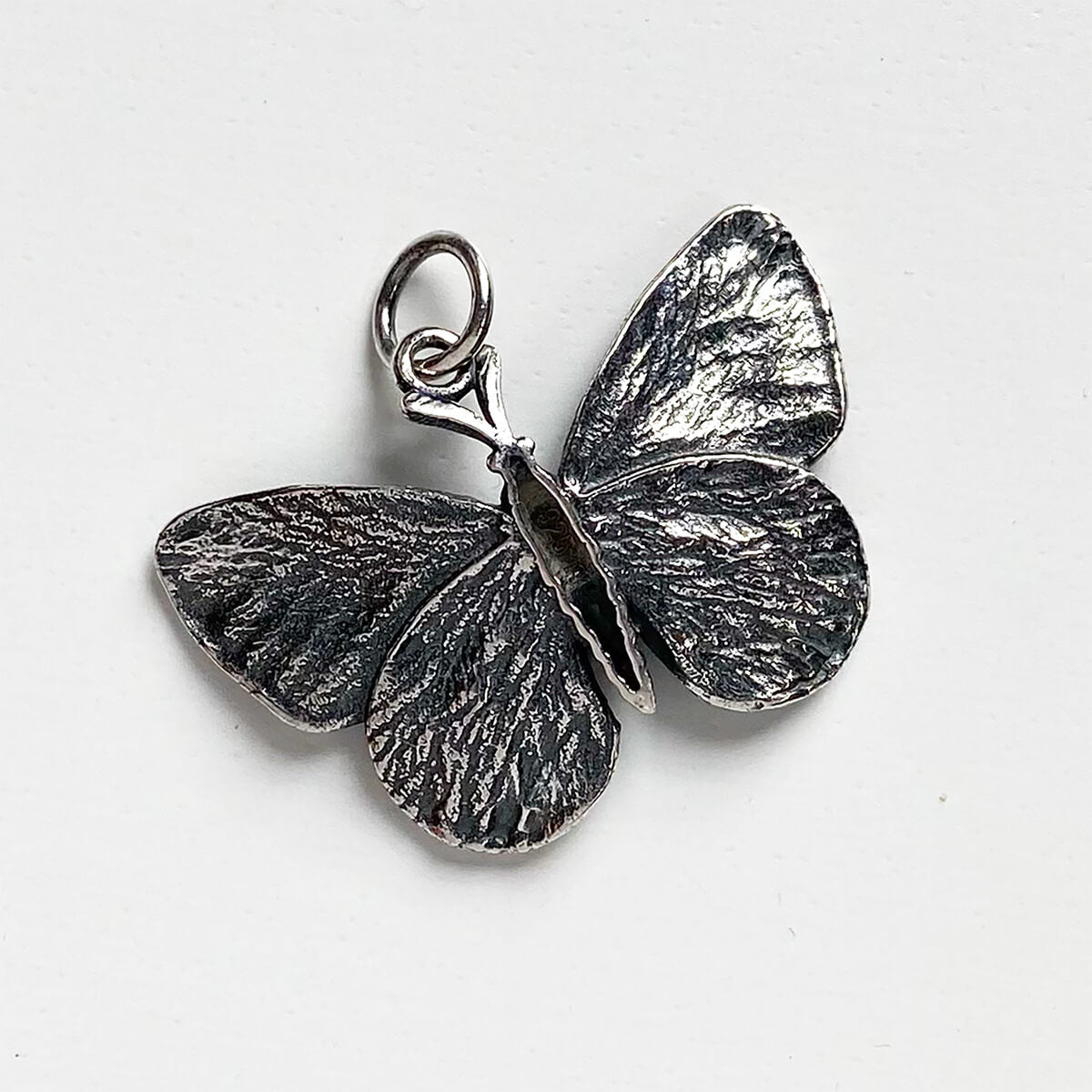 Butterfly pendant in sterling silver