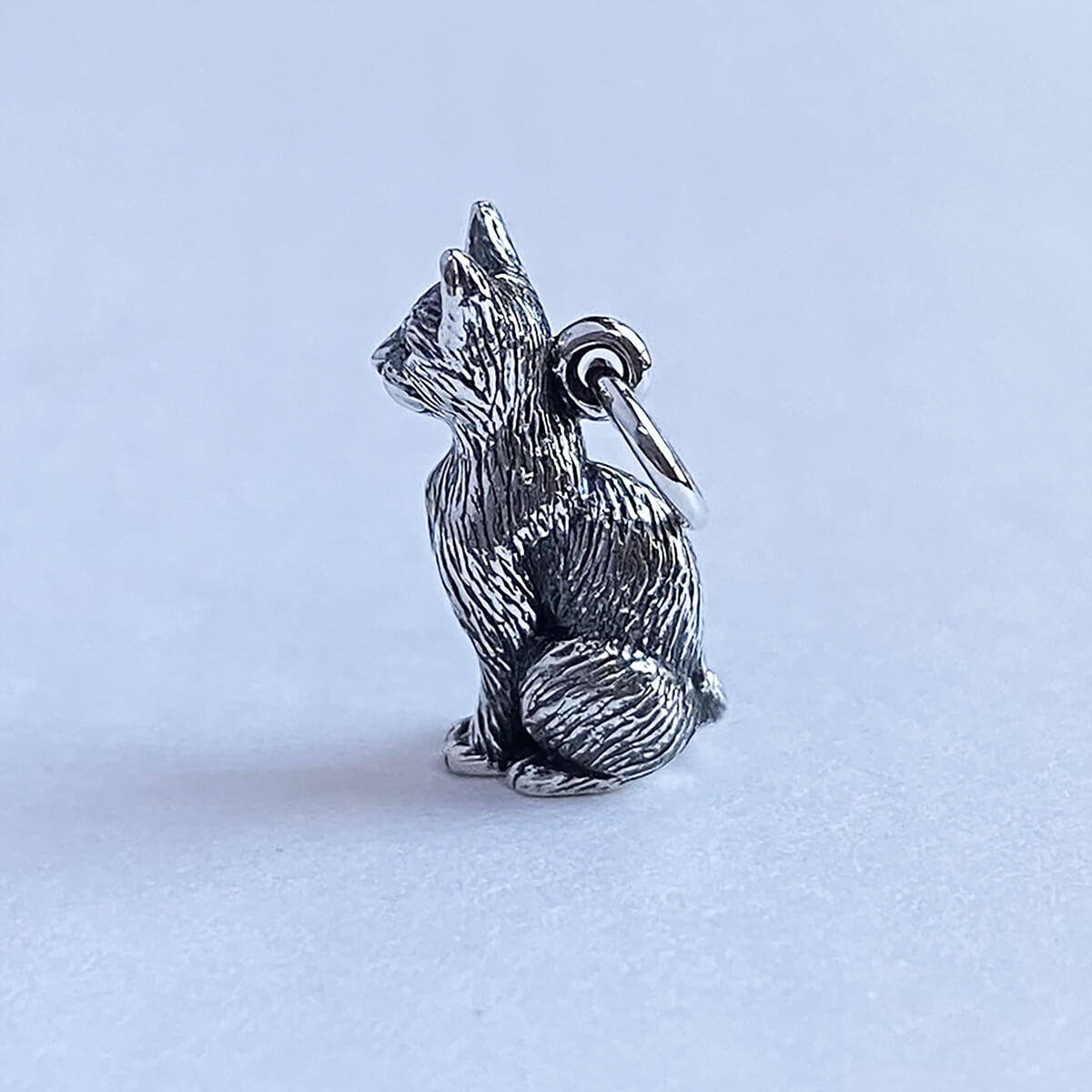 Sterling silver cat deals charms for bracelets