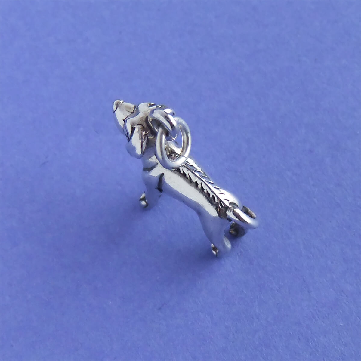 Rhodesian Ridgeback Dog Charm | Sterling Silver Pendant – Charmarama