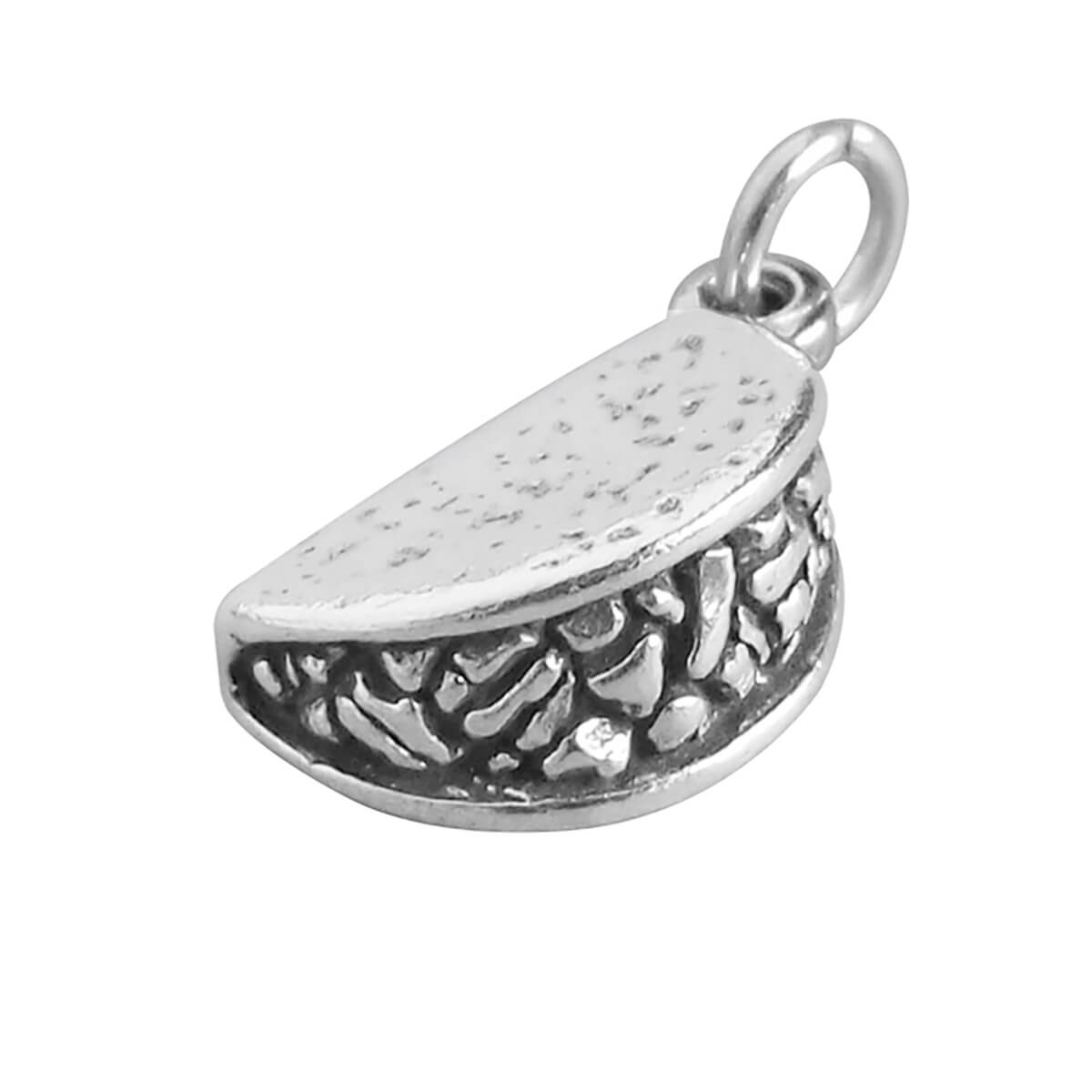 Sterling silver taco charm