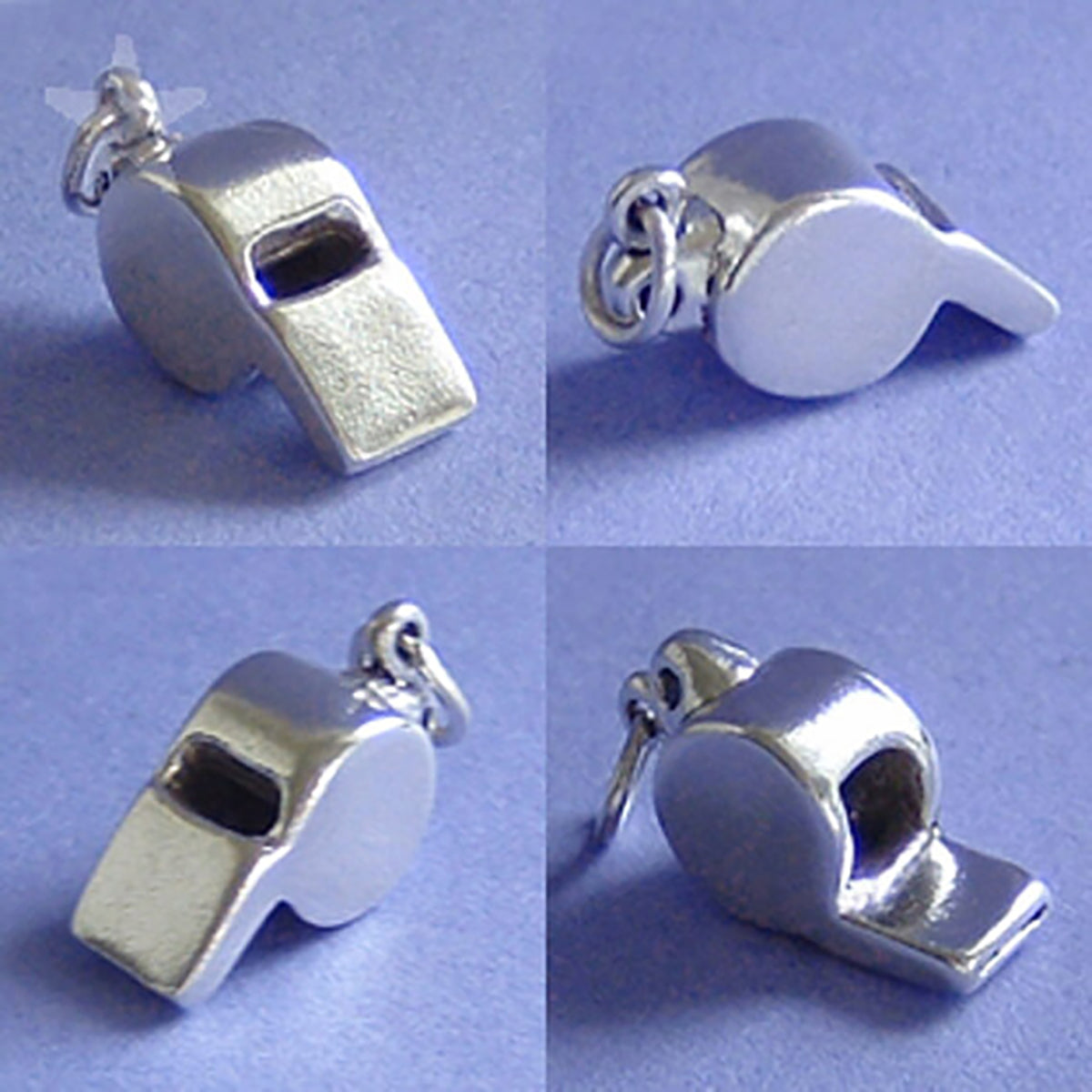 Valkeen whistle charm sterling silver pendant