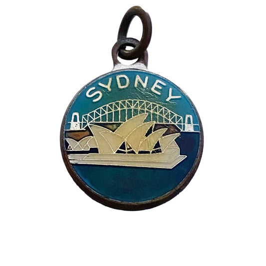 Vintage Sydney travel souvenir bracelet charm or pendant