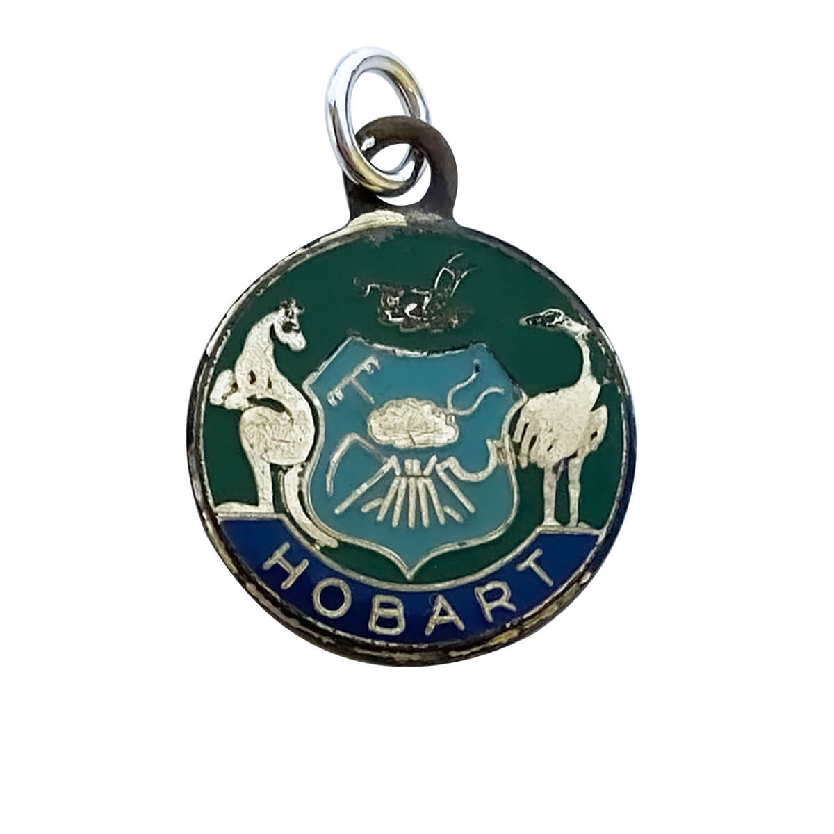 Vintage Hobart Travel Souvenir Charm or pendant