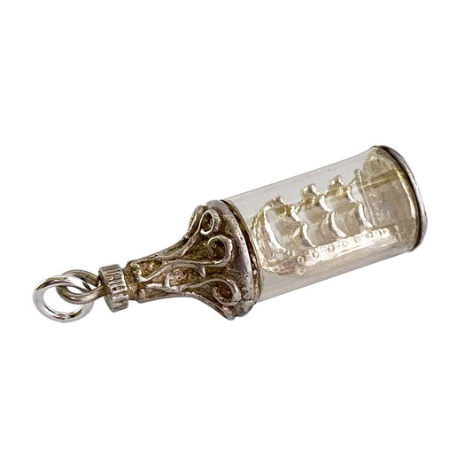 Vintage Nuvo ship in bottle charm from Charmarama Charms