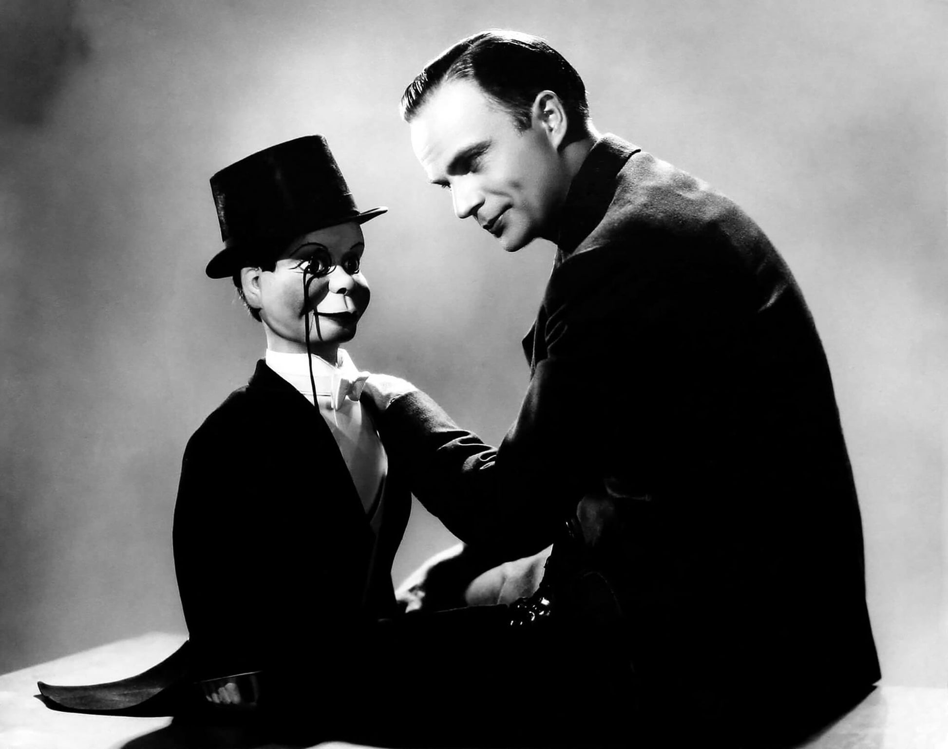 Charlie McCarthy ventriloquist dummy with Edgar Bergen