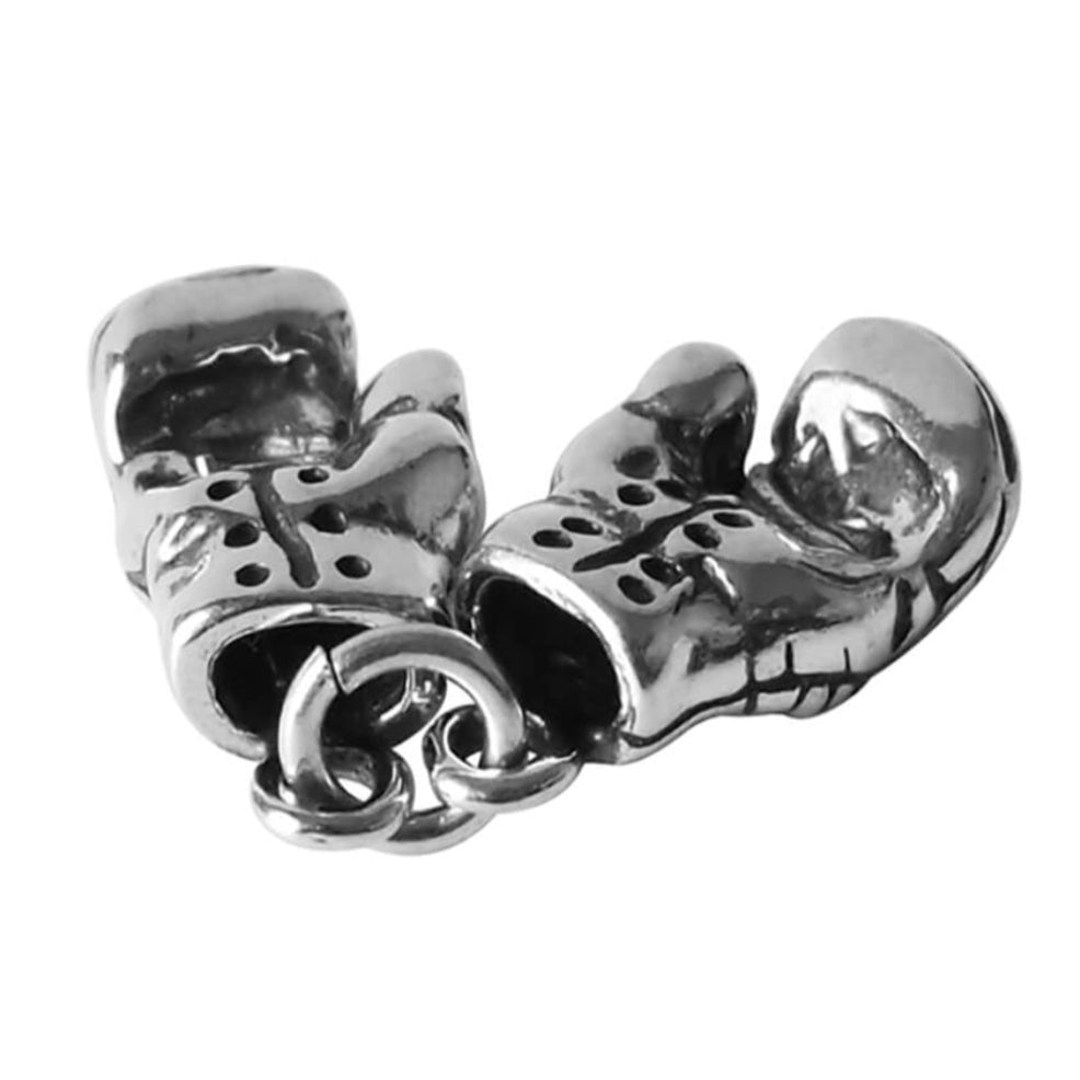 3D Sterling silver boxing gloves charm