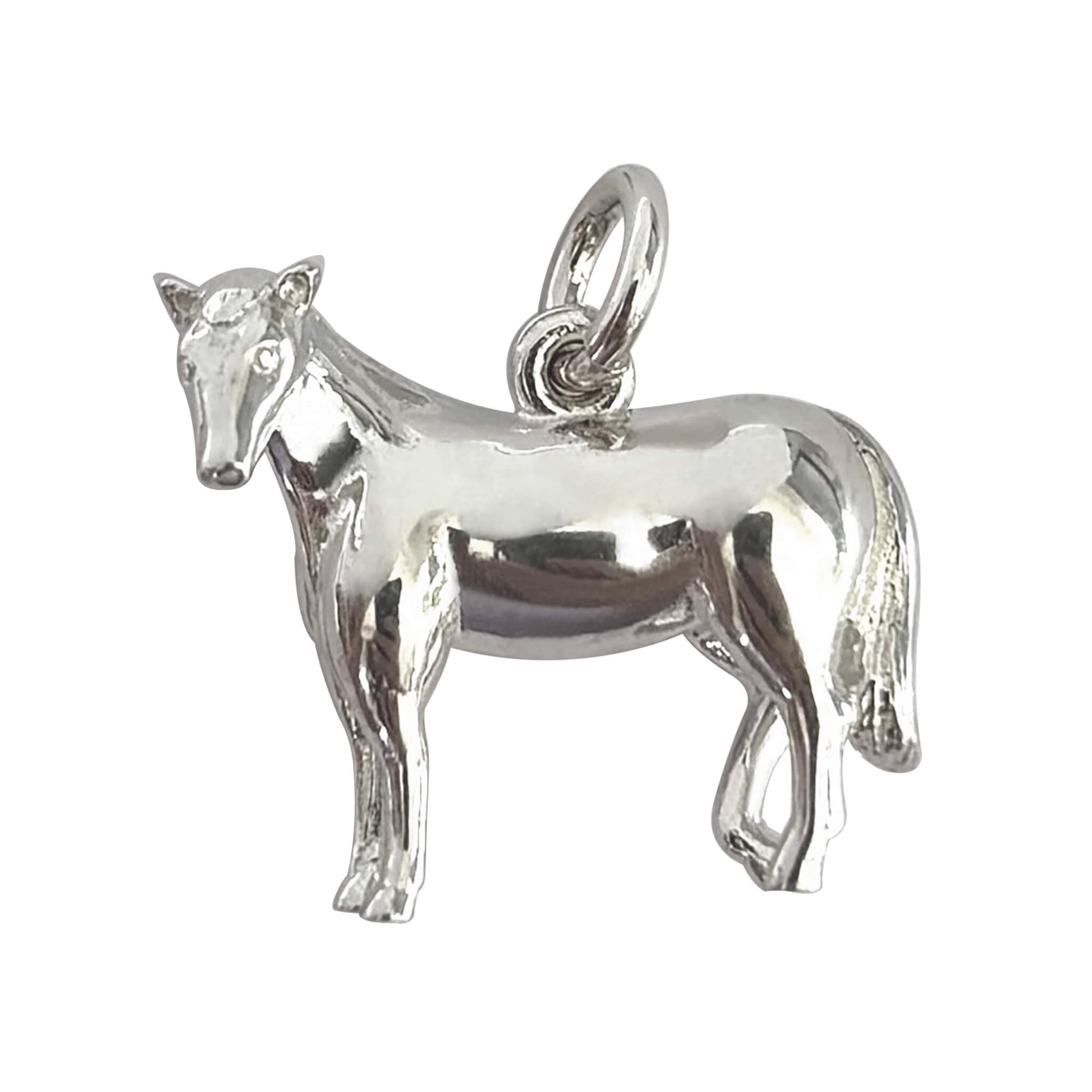 Sterling silver horse charm