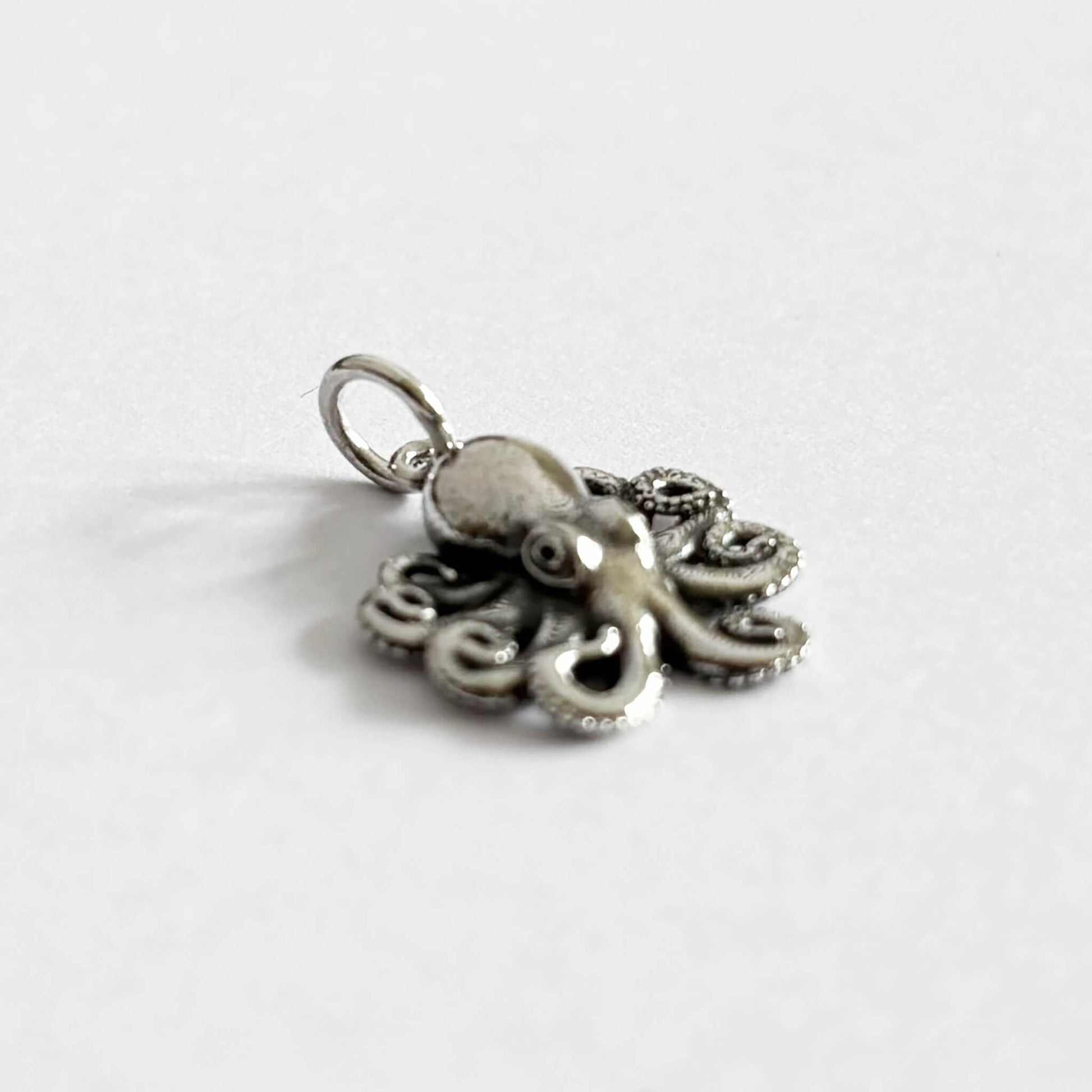 Sterling silver .925 octopus charm