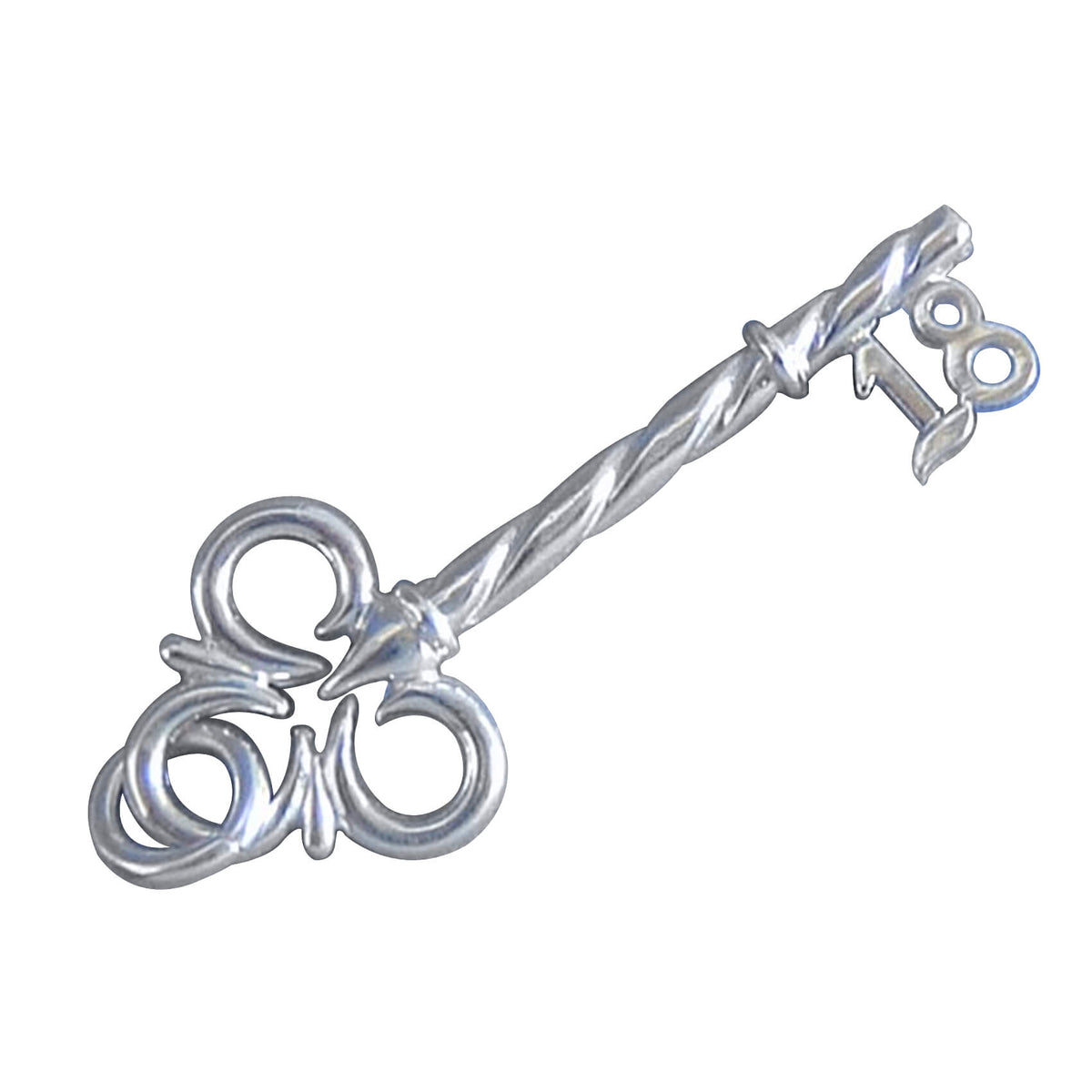 18 Key Charm | 925 Sterling Silver Pendant – Charmarama