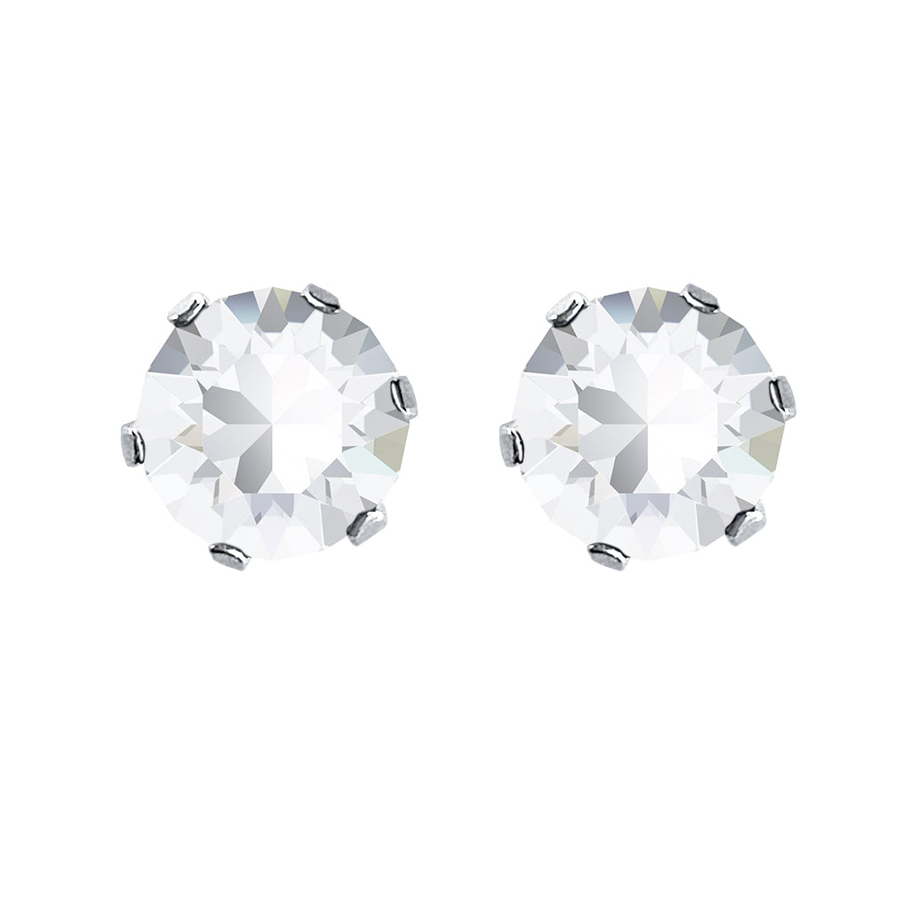 swarovski solitaire earrings | choice of colours crystal clear