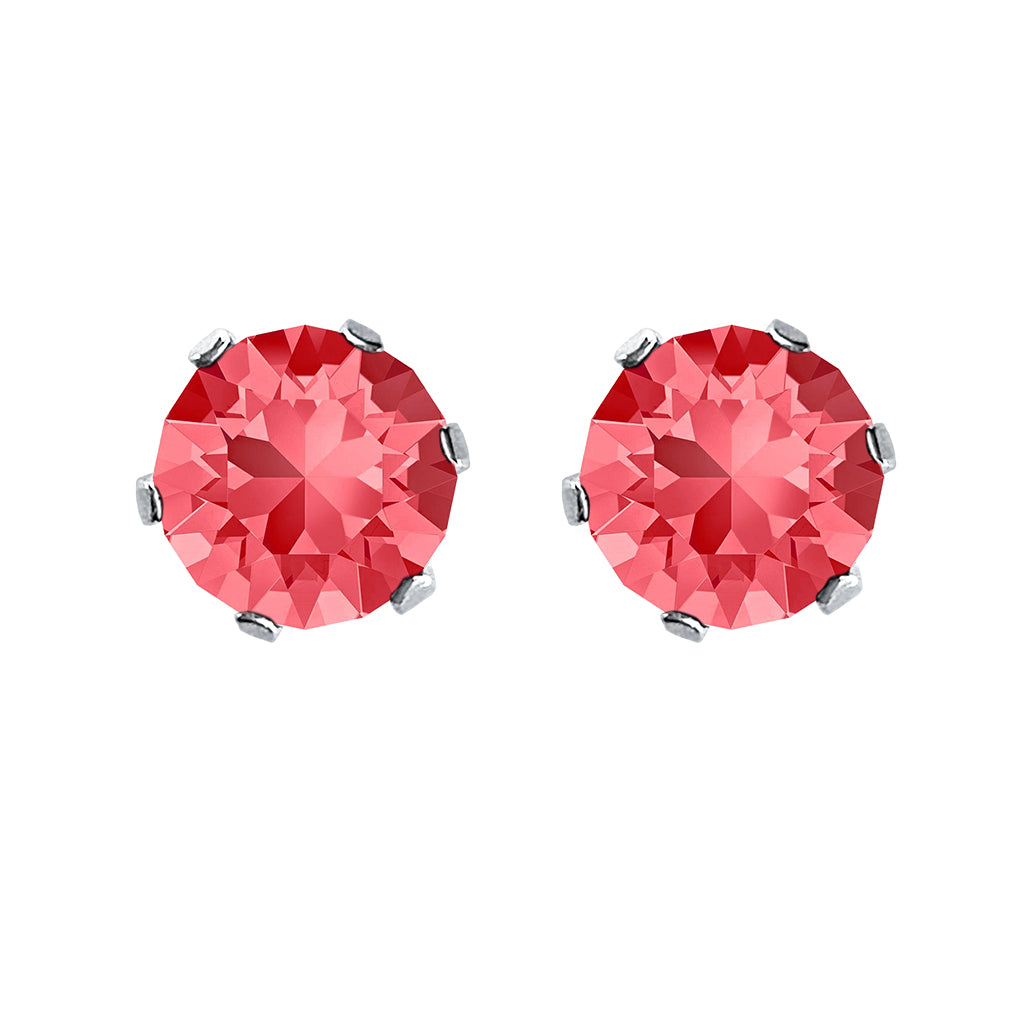 swarovski solitaire earrings | choice of colours