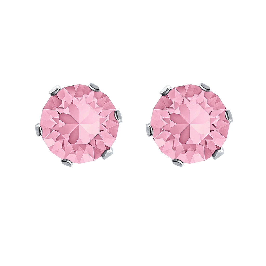 Swarovski Solitaire Earrings | Choice of Colours – Charmarama