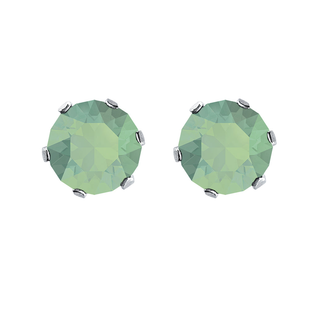 swarovski solitaire earrings | choice of colours pacific opal
