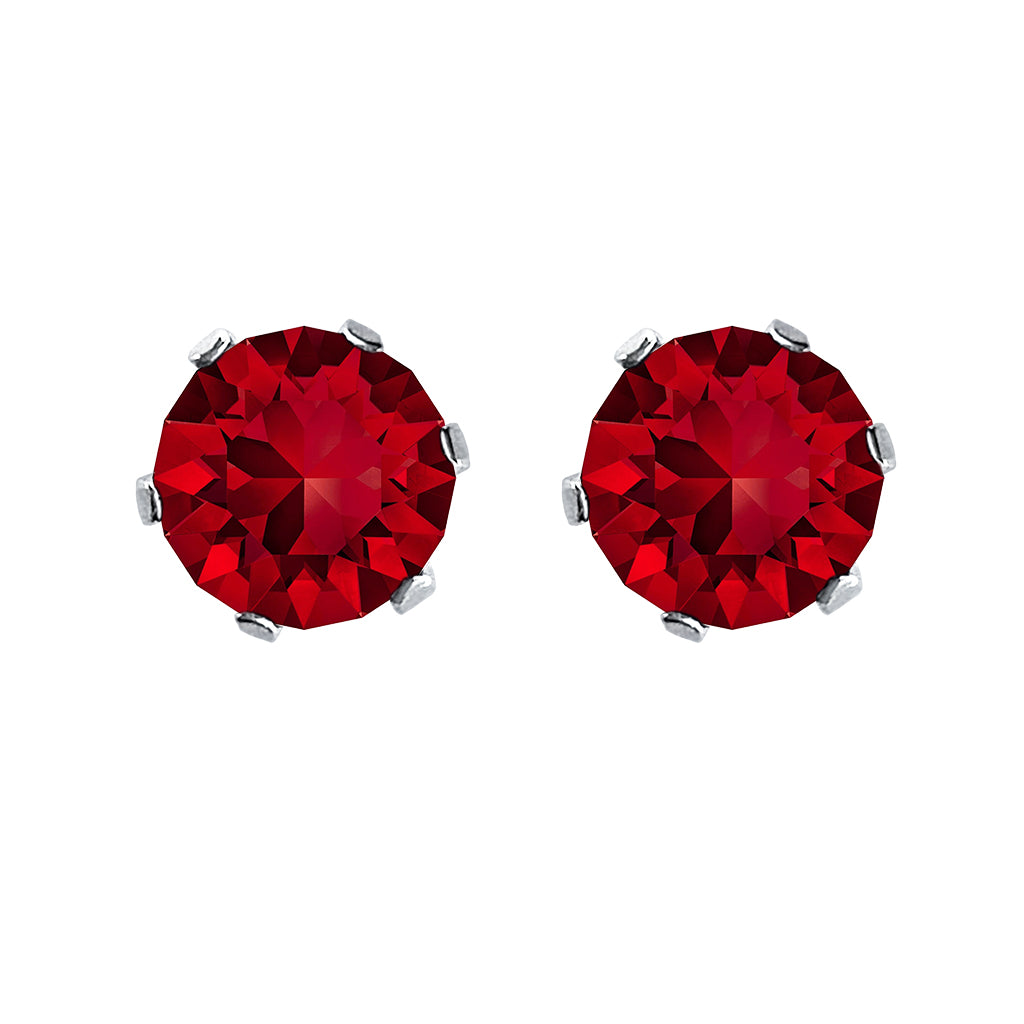 swarovski solitaire earrings | choice of colours siam