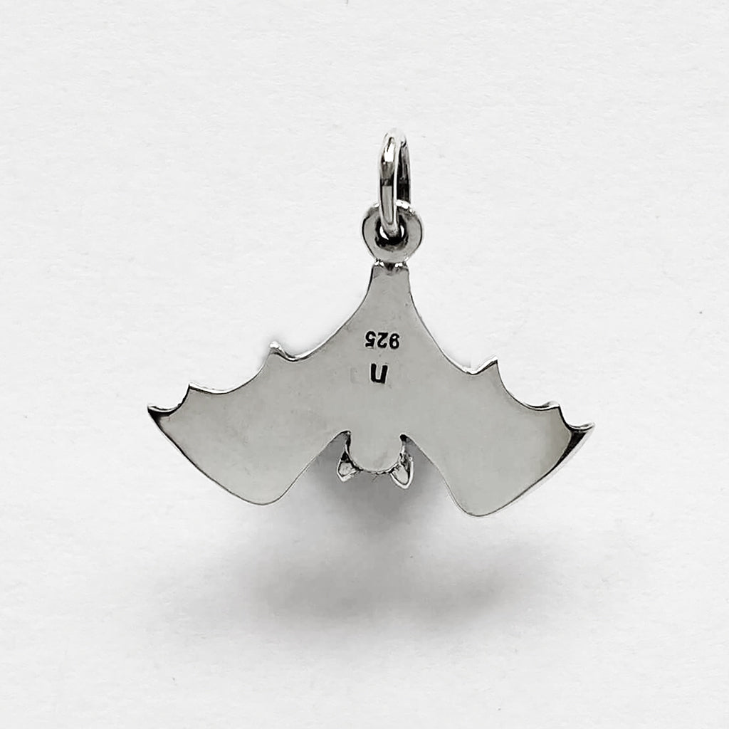bat charm with open wings