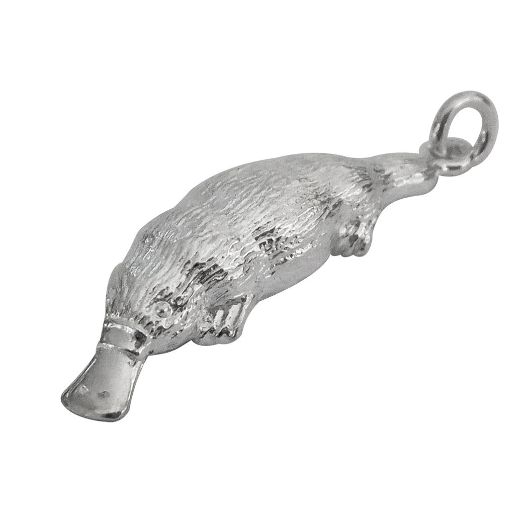 platypus charm – 3 sizes large / sterling silver