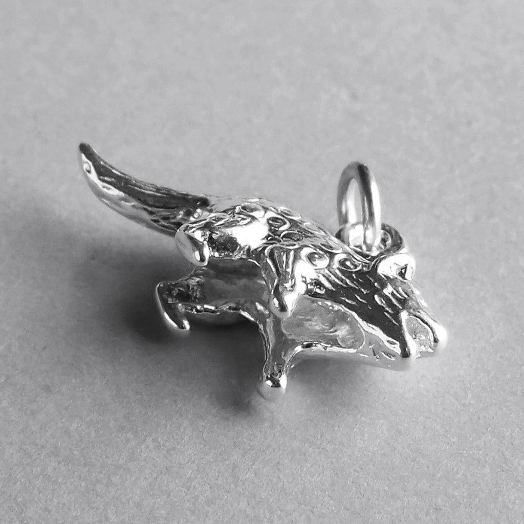 Quoll Charm Sterling Silver Underneath