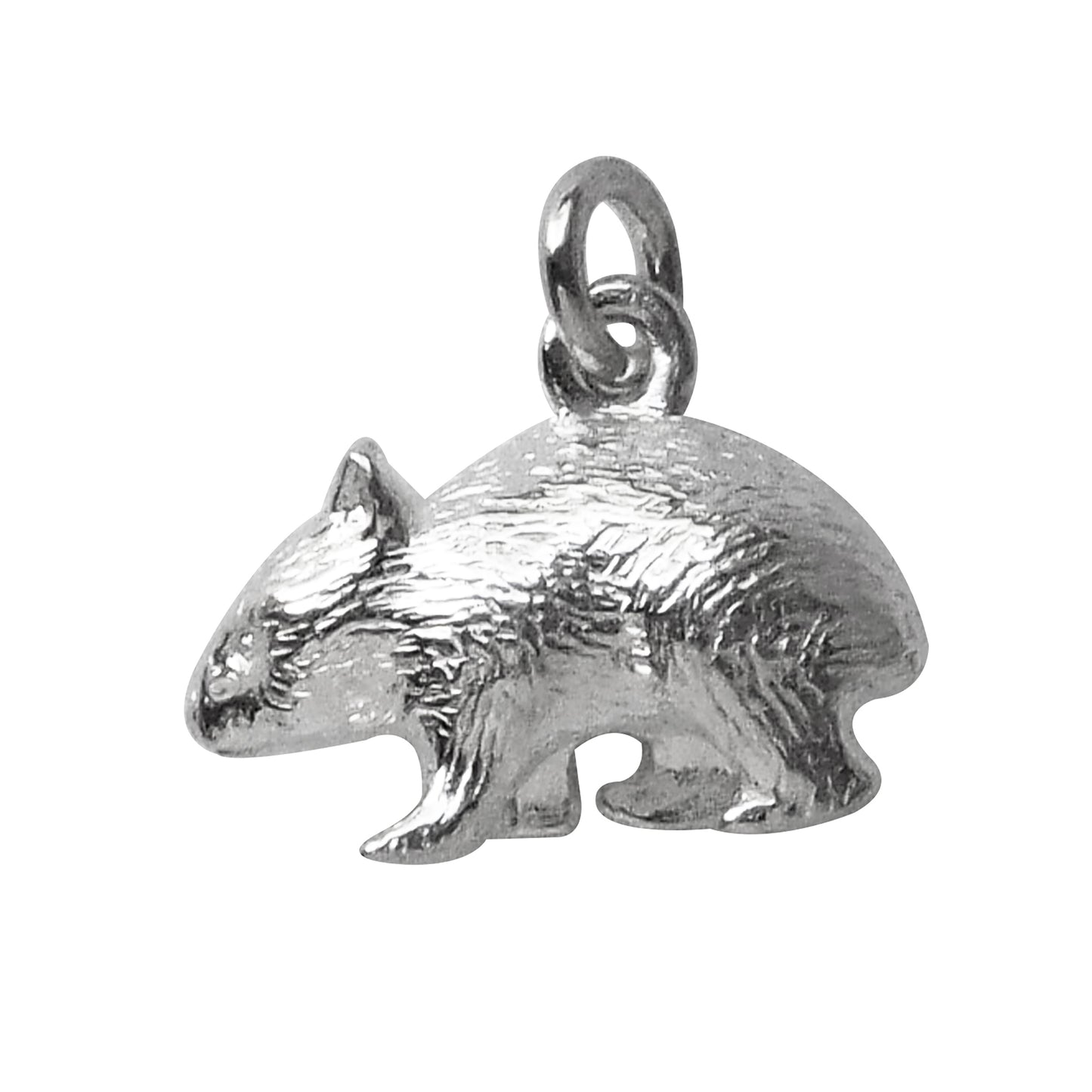wombat charm | 2 sizes small / sterling silver