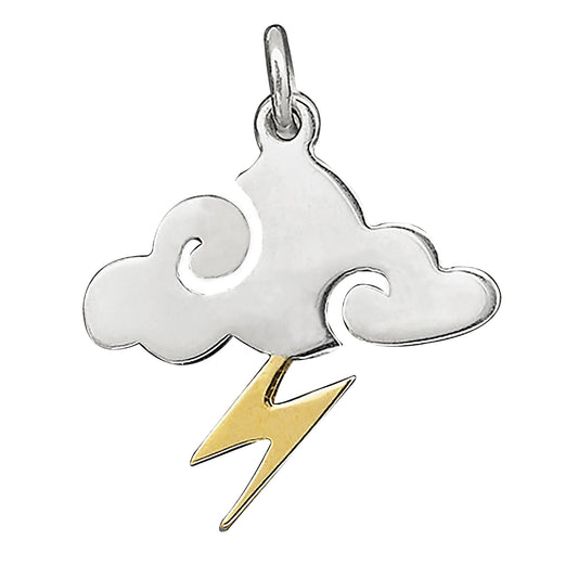 cloud charm with lightning